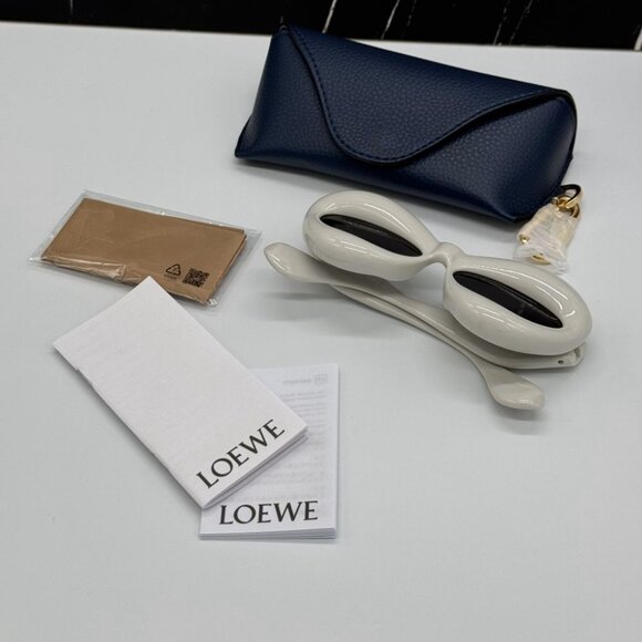 NEW LW40097I 20A LOEWE SUNGLASSES WOMEN LIGHT GREY EYEWEAR LOEWE - Picture 12 of 12